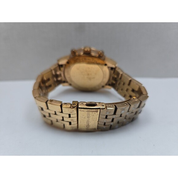Michael Kors MK5026 Women Rose Gold MOP SS Chronograph Crystal Watch New Battery main image 4